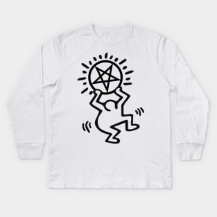 celebrate Satan Kids Long Sleeve T-Shirt